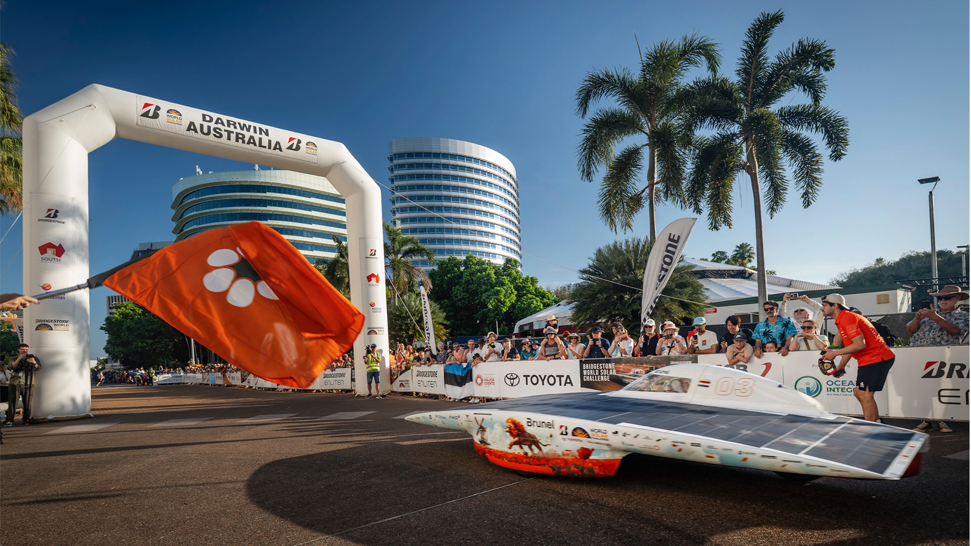 The 3000 km Odyssey of  Sunlight and Speed