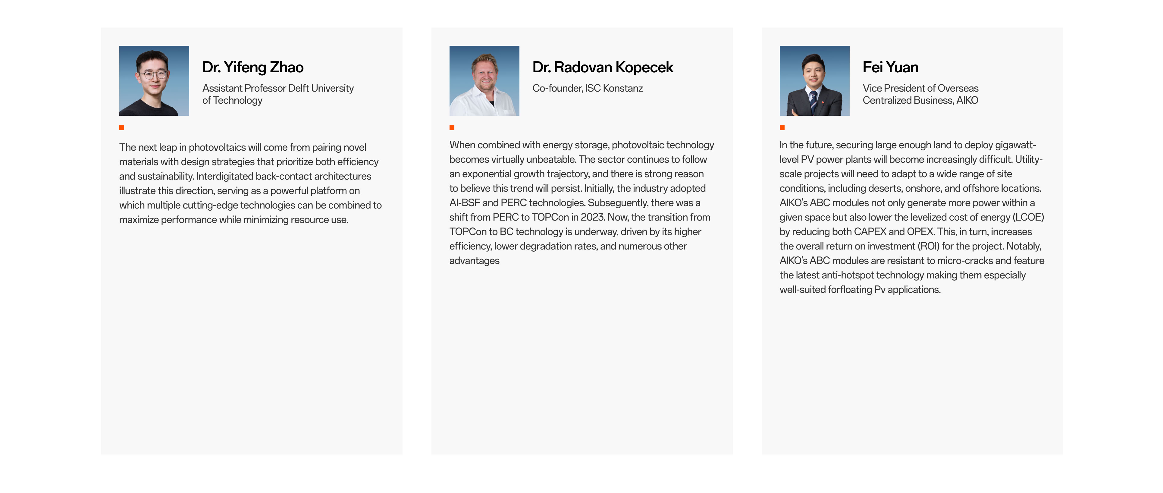 Voices from the Summit