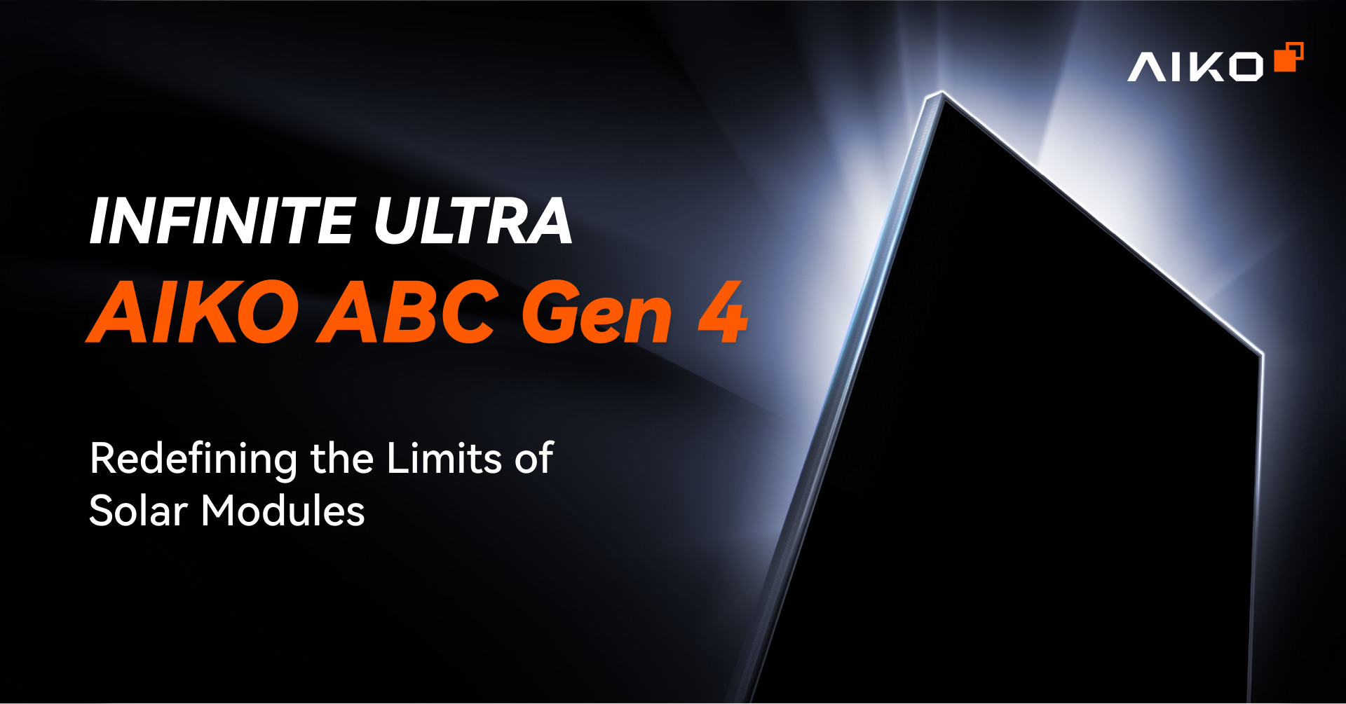 intersolar2026-europe-product INFINITE ULTRA AIKO ABC Gen 4